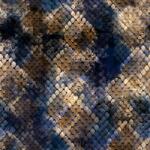 Heko Panels Textil anyag, Kígyóbőr, Poliészter 100%, 210g/pm, Méret: 100cm x 155cm (DR081)