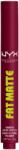 NYX Cosmetics Fat Matte Smooth Color Lipstick 18 Berry Smooth, 2 g