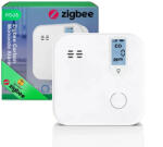 NOUS detector smart monoxid de carbon nous e12 zigbee, senzor electrochimic, alarma , 85, db, monitorizare co (ppm), zigbee 3.0, mo (95-E12)