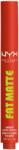 NYX Cosmetics Fat Matte Smooth Color Lipstick 05 Comfy Caramel, 2 g