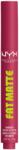 NYX Cosmetics Fat Matte Smooth Color Lipstick 12 Blush Blanket, 2 g