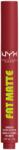 NYX Cosmetics Fat Matte Smooth Color Lipstick 09 Mauve Cloud, 2 g