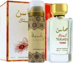 LATTAFA Mahasin Crystal ajándék szett nőknek EDP 100 ml + deospray 50 ml