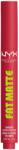 NYX Cosmetics Fat Matte Smooth Color Lipstick 10 Flamingo Feather, 2 g
