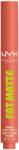 NYX Cosmetics Fat Matte Smooth Color Lipstick 02 Cashmere Cutie, 2 g
