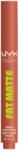 NYX Cosmetics Fat Matte Smooth Color Lipstick 01 Cozy Whipped, 2 g