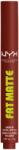 NYX Cosmetics Fat Matte Smooth Color Lipstick 07 Cocoa Cuddles, 2 g