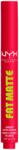 NYX Cosmetics Fat Matte Smooth Color Lipstick 15 Fuzzy Flame, 2 g