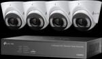 TP-Link Kit Supraveghere video NVR + HDD 2TB POE TP-Link VIGI 4 canale + 4 camere 4MP, Lentila 2.8, IR+WL 30ML Turret, NVR TP-Link VIGI 4 canale, (VIGI NK4P-T4425-2T)