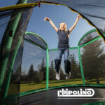 Chipolino Party Trambulin 215 cm, zöld