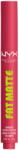 NYX Cosmetics Fat Matte Smooth Color Lipstick 11 Pink Puff, 2 g