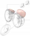 BabyOno Piese de schimb pentru pompă de lapte Babyono Twinny - Truse de pâlnii din silicon cu adaptor (5901435414866)