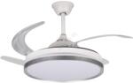 Kanlux 46372 - димируемо LED осветително тяло с вентилатор PLAVE LED/36W/230V CCT сребристо/бяло + дистанционно управление (KX2736)