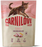 CARNILOVE CARNILOVE TRUE FRESH száraz macskaeledel, pulykahússal, ivartalanított felnőtt macskáknak, minden fajtának, 400 g