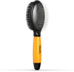 Wahl WAHL® kétoldalas szőrápoló kefe kutyáknak-, macskáknak, narancssárga, 27, 8x6, 1x7cm