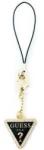 GUESS gucpmtdck phone strap triangle diamond charm with rhinestones pendant