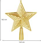 SPRINGOS Ca1199 Karácsonyi Dísz Arany Csillag 14, 5 Cm (ca1199)