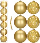SPRINGOS Karácsonyi Díszgömb Készlet - 15 cm, 6 DB (CA1529)
