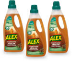 Alex Természetes Védelem Tisztítószer Fapadlókhoz (3x750 ml)