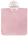 Tommee Tippee Halat de baie tip Poncho Tommee Tippee, (2-4 ani), Pinguinul Penny, Roz (TT0308)