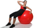 Gymnic Gimnasztikai labda óriáslabda 85 cm piros - Gymnic Fizio (RM_000302)