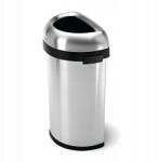 simplehuman Bullet Nyitott szemeteskosár 60 l Félkör alakú Ezüst (CW1468)