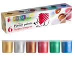 ICO Tempera 6db-os ICO Süni tégelyes 25ml/tégely metál színek