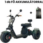 BlueWay TX15 zöld háromkerekű elektromos roller akkumulátorral