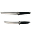 DEPOX Set doua cutite de vanatoare, DEPOX®, otel inoxidabil, argintiu, 32.5 cm, toc inclus (1097)