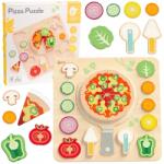 Classic World Fa Pizzaszeletelő Fejtörő Zöldségekkel 22 db (CW40066)