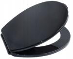 BISK WC-ülőke 44, 5 x 36 cm fekete univerzális (08447)