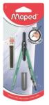 Maped Compass Pen 2in1 körző / ceruzává alakítható - metál zöld (CW-198700METALZOLD)