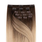 BellaHair Csatos Emberi Póthaj Classic Ombre Színben 50cm (Szín #OMBRE) (RC-CL-50OM)