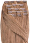 BellaHair Csatos Emberi Póthaj Classic Világosbarna Színben 60cm (Szín #8) (RC-CL-608)
