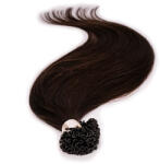 BellaHair Keratinos U-TIP Emberi Póthaj Classic Hőillesztéshez Natúr Barna 50cm (Szín #2) (RUT-CL-502)