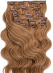BellaHair Csatos Hullámos Emberi Póthaj Classic Sötétszőke Színben 50cm Body Wave (Szín #12) (RC-CL-BW5012)