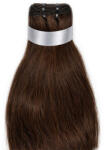 BellaHair Tresszelt Emberi Póthaj Classic Sötétbarna Színben 50cm (Weft Haj #4) (RW-CL-504)