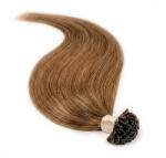 BellaHair Keratinos U-TIP Emberi Póthaj Classic Hőillesztéshez Aranybarna 50cm (Szín #10) (RUT-CL-5010)