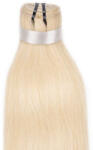 BellaHair Tresszelt Emberi Póthaj Classic Világos Platinaszőke Színben 60cm (Weft Haj #60) (RW-CL-6060)