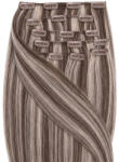 BellaHair Csatos Emberi Póthaj Classic Melírozott Színben 50cm (Szín #6/613) (RC-CL-506613)