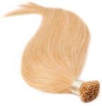 BellaHair Keratinos I-TIP Emberi Póthaj Classic Mikró Gyűrűzéshez Aranyszőke 50cm (Szín #16) (RIT-CL-5016)