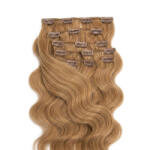 BellaHair Csatos Hullámos Emberi Póthaj Classic Középszőke Színben 50cm Body Wave (Szín #14) (RC-CL-BW5014)