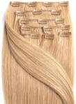 BellaHair Csatos Emberi Póthaj Classic Világos Aranyszőke Színben 60cm (Szín #18) (RC-CL-6018)
