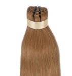 BellaHair Tresszelt Emberi Póthaj Classic Világosbarna Színben 60cm (Weft Haj #8) (RW-CL-608)