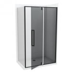  COPEN Absolut Black Pivot Zuhanyajtó 900x2000 mm Füstüveg (C-02-B6220F)