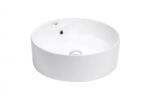  MINOTTI kerek pultra építhető mosdó csaptelep furattal, 465 mm, fehér (7108) (7018)