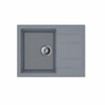  MILO RETTO 650 x 500 x 215 mm gránit mosogató - Antracit (Diamond Grey) (RET-D-1KKO)
