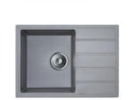  MILO METRO 620 x 440 x 195 mm gránit mosogató - Gyémántszürke (Diamond Grey) (MET-D-1KKO)