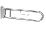  MINOTTI felhajtható kapaszkodó WC-papír tartóval, mozgássérülteknek, 800 mm, rozsdamentes acél (Inox) (HD-04)