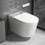  T9026 Fali (függesztett) Monoblokk okos WC - Fényes fehér, beépített víztartállyal és bidé funkcióval (5999572235017)